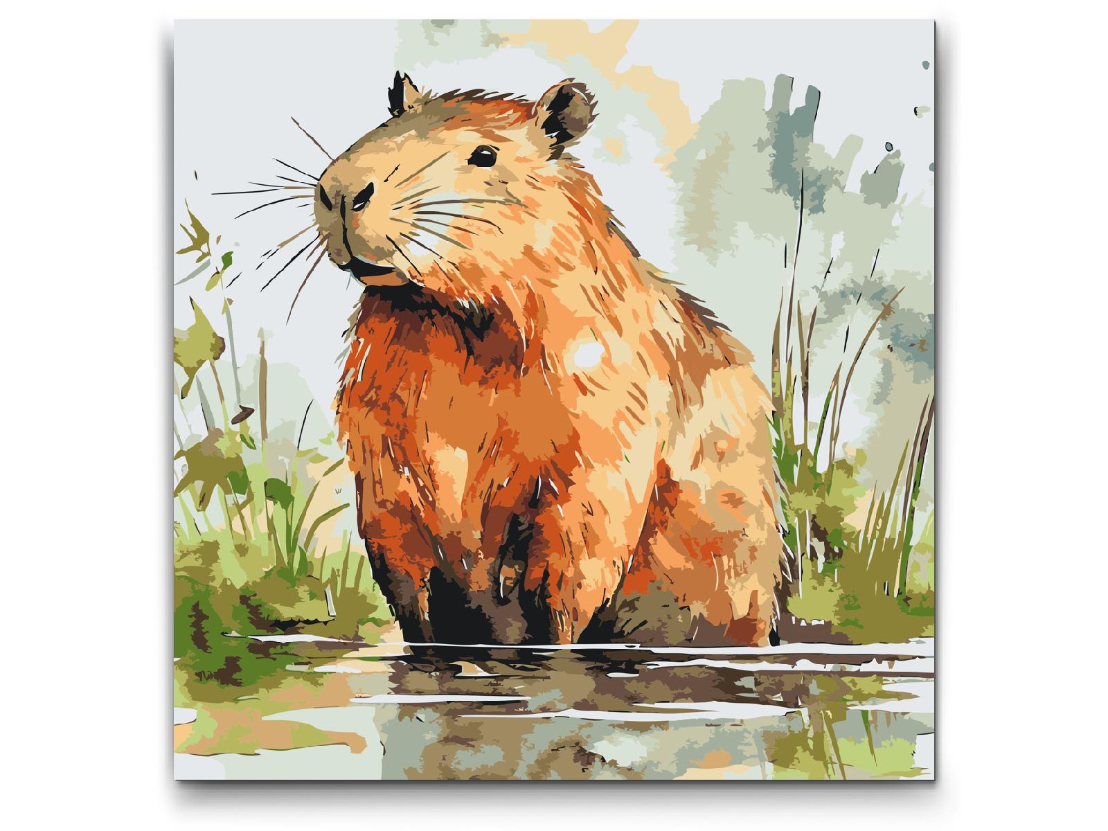 Painting by Numbers - Capybara 2